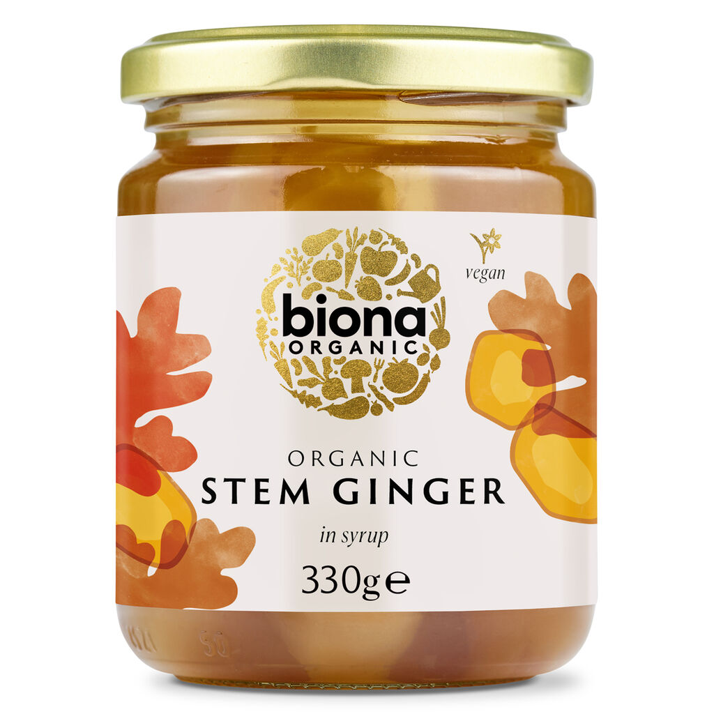 7834 BIONA Stem Ginger in Syrup 300g 001 WEB