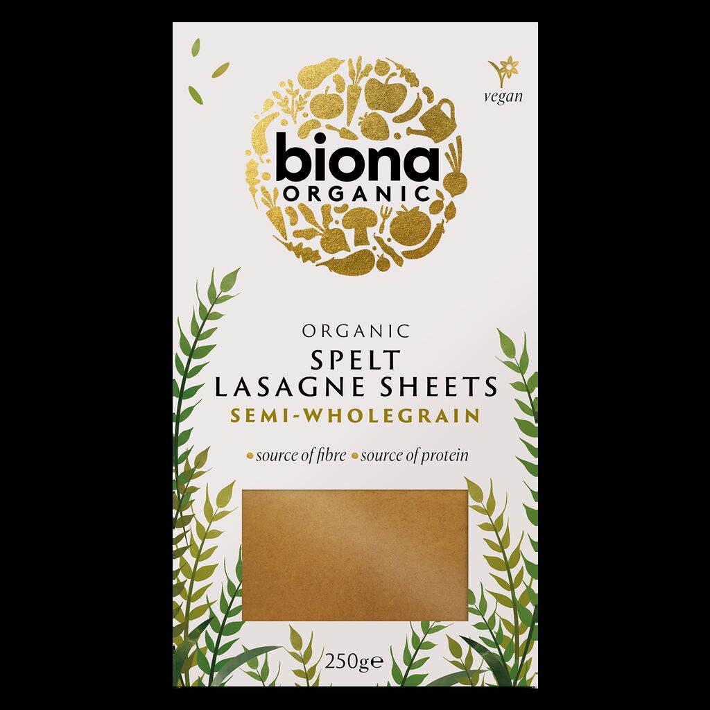 18793 BIONA Spelt Semi Wholegrain Lasagne 250g 001 WEB 1