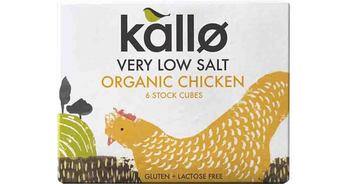 Kallo Low Salt Chicken Stock Cube Buy Online… Natural Health Store