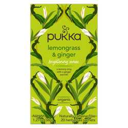 Pukka Lemongrass Ginger Organic Tea