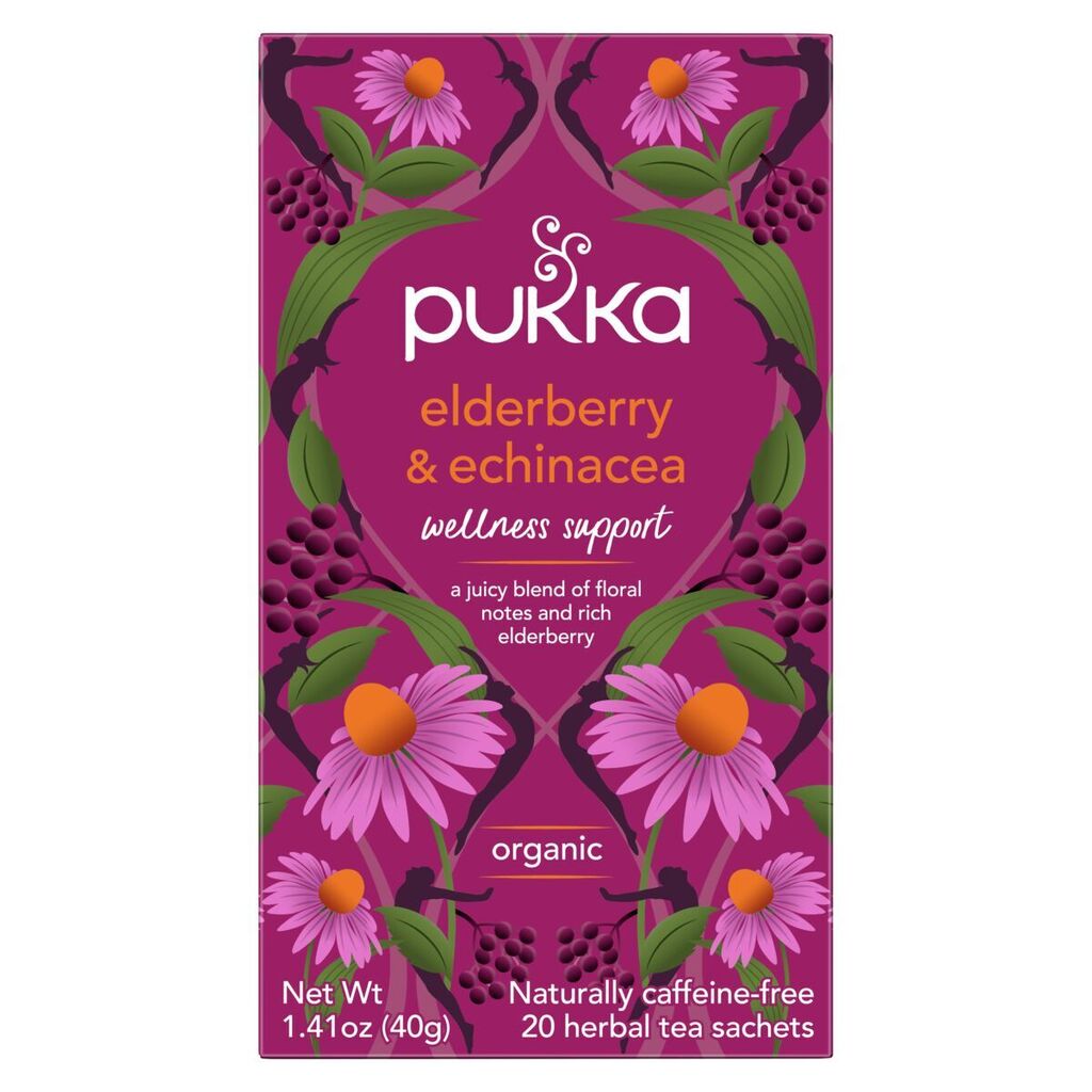 Pukka Elderberry Echinacea Organic Tea