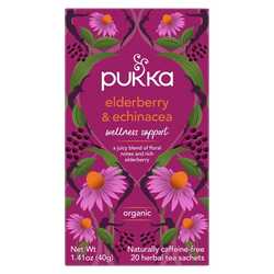 Pukka Elderberry Echinacea Organic Tea