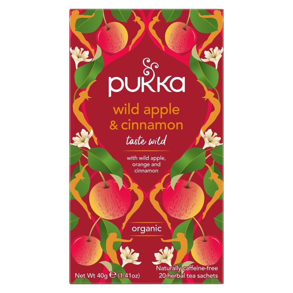 Pukka Wild Apple Cinnamon Organic Tea