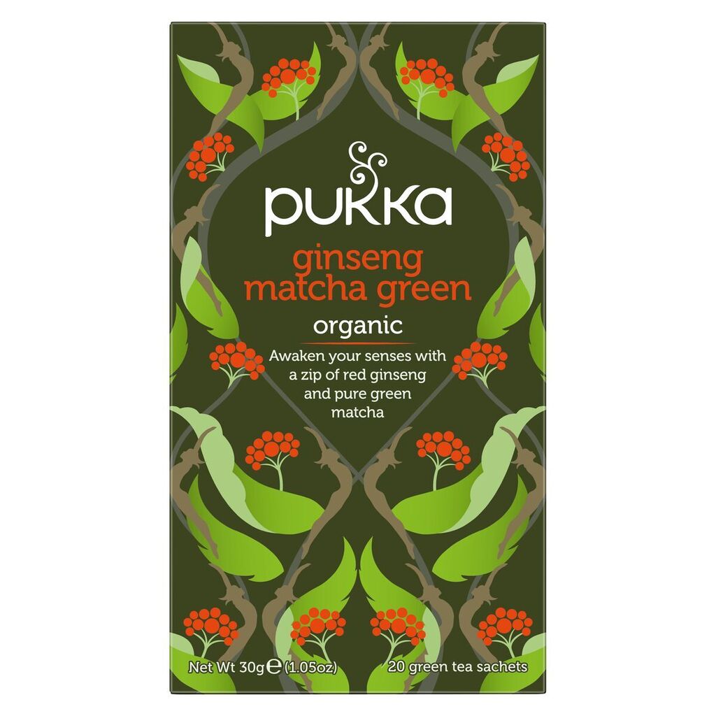 Pukka Ginseng Matcha Green Organic Tea