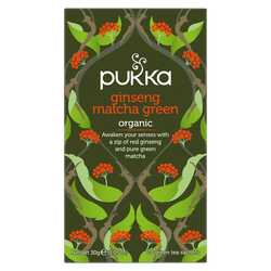 Pukka Ginseng Matcha Green Organic Tea