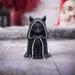 Zefur black cat figurine