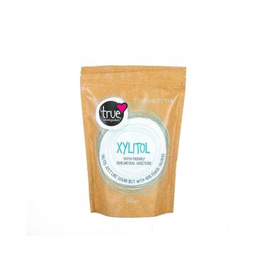 True Natural Goodness Xylitol 100% Xylitol Use like sugar in hot and cold drinks, desserts and cereals.