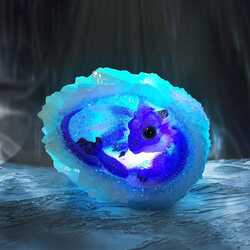 Geode nest dragon purple