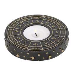 Astrology wheel tealight