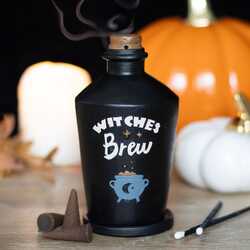 Witches brew potion incense burner