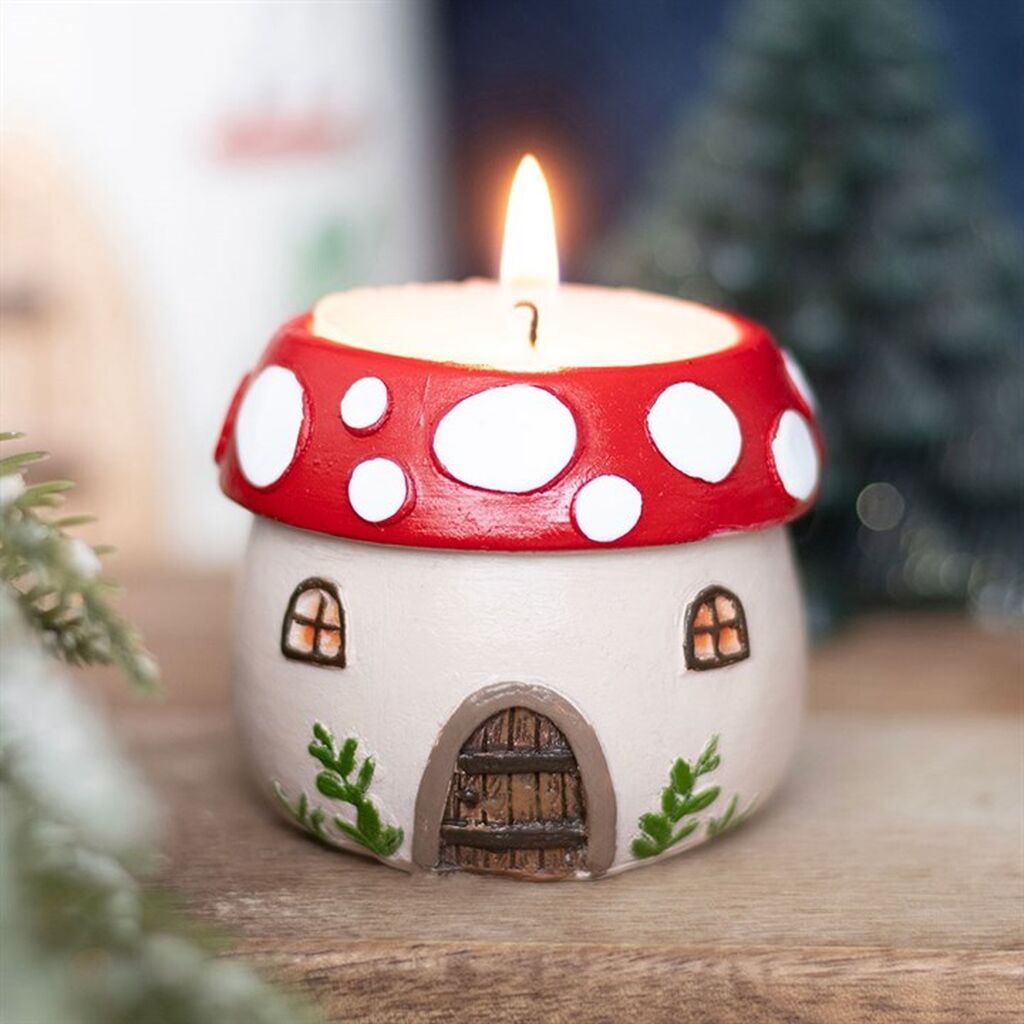 Mushroom tealight