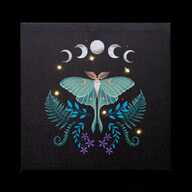 Wall Canvas Light Up Luna Moth