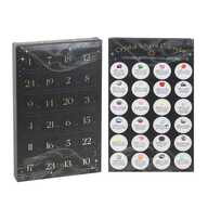 Crystal Advent Calendar Black & Gold