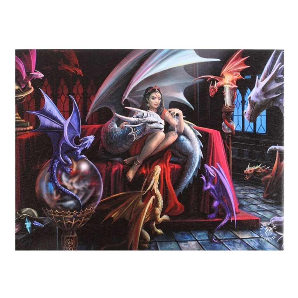 Anne stokes canvas dragon charm