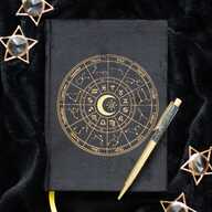 Notebook Astrology & Obsidian Pen