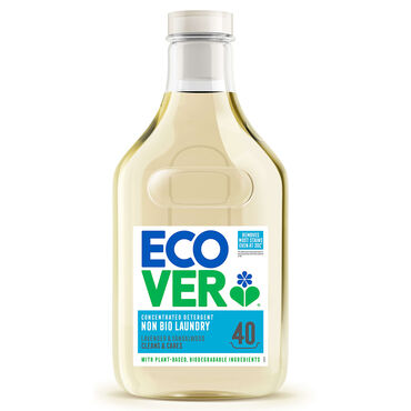 Ecover Concentrated Non Bio Laundry Liquid - Lavender & Sandalwood 5-15%: Anionic surfactants, Non-ionic surfactants, Soap.<5%: Perfume.Others: Water, Alcohol denat., Tetrasodium glutamate diacetate, Sodium citrate, Bio poly ethyleneglycol propyleneglycol oligo ester, Citric acid.