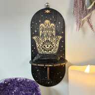 Crystal Shelf Hamsa