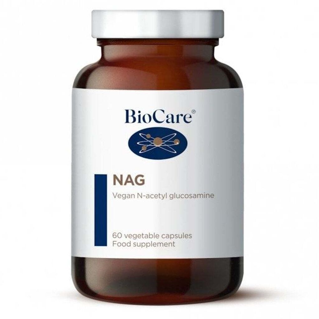 Biocare nag vegan n acetyl glucosamine 60 vegicaps p20 12386 image
