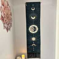 Wall Hanging Sun & Moon Black Gold