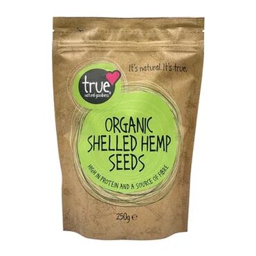 True Natural Goodness Shelled Hemp Seeds 100% Organic Shelled Hemp Seeds (Cannabis sativa L.) Ways to Use:Sprinkle over porridge, cereal, or yogurtBlend into smoothies, protein shakes, or energy ballsStir into salads, soups, or grain bowls for added textureMix into baking – great in breads, muffins, and flapjacksAdd to dips, pesto, or homemade seed buttersTips:No need to cook – enjoy raw for maximum benefitsStore in the fridge after opening to maintain freshnessA great source of plant-based nutrition for any dietA soft, nutty superseed that brings natural goodness, healthy fats, and easy nutrition to every bite.