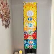 Wall Hanging Yellow Seven Chakra