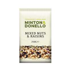 Minton donello mixed nuts raisins 250g