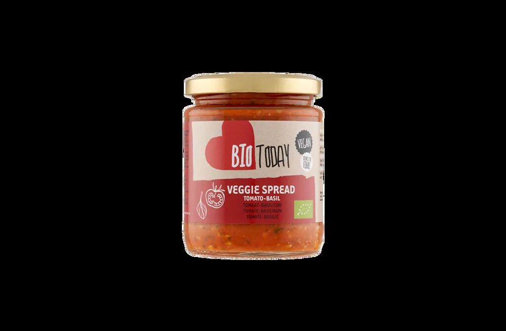 Biotoday veggie spread tomato basil organic