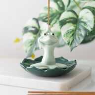 Incense Burner Yoga Frog
