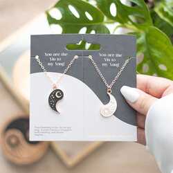 Necklace yin yang best friends