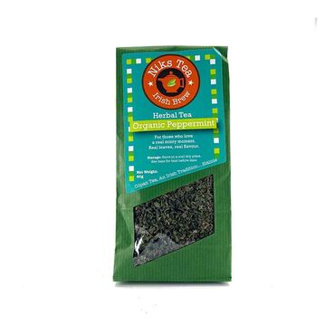 Niks Peppermint Tea 100% Peppermint leaves Brewing: 1 teaspoon infuse for 5 mins