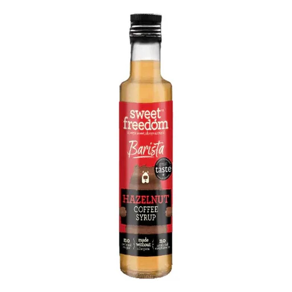 Sweet freedom barista hazelnut coffee syrup