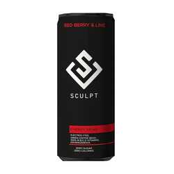 Sculpt energy drink red berry lime