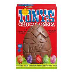 Tonys chocolonely milk chocolate easter egg