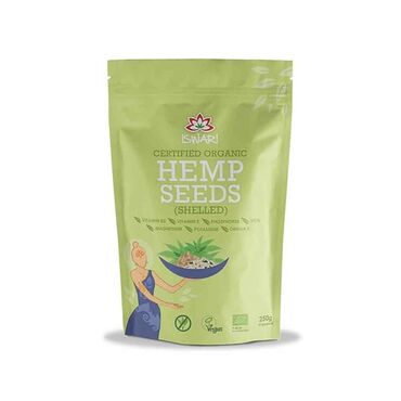 Iswari Hemp Seeds Organic shelled hemp seeds - 1 tablespoon per day - as a topping for soup, yoghurt, salads or desserts - added to smoothies or juices - in recipes such as pesto