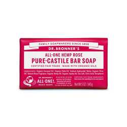 Dr Bronner Rose Soap Bar