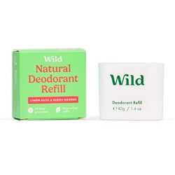 Wild natural deodorant lemon basil blood orange refill
