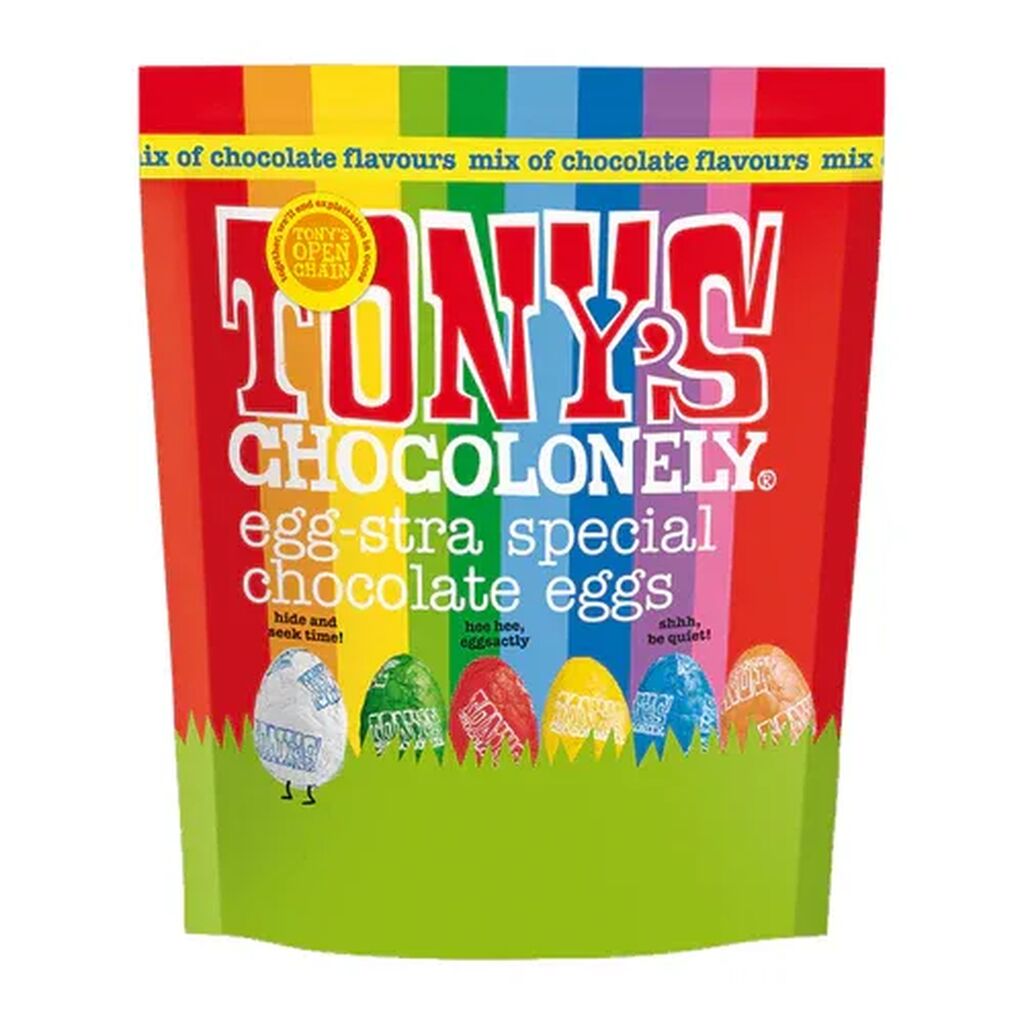 Tonys chocolonely easter eggs mix pouch 1