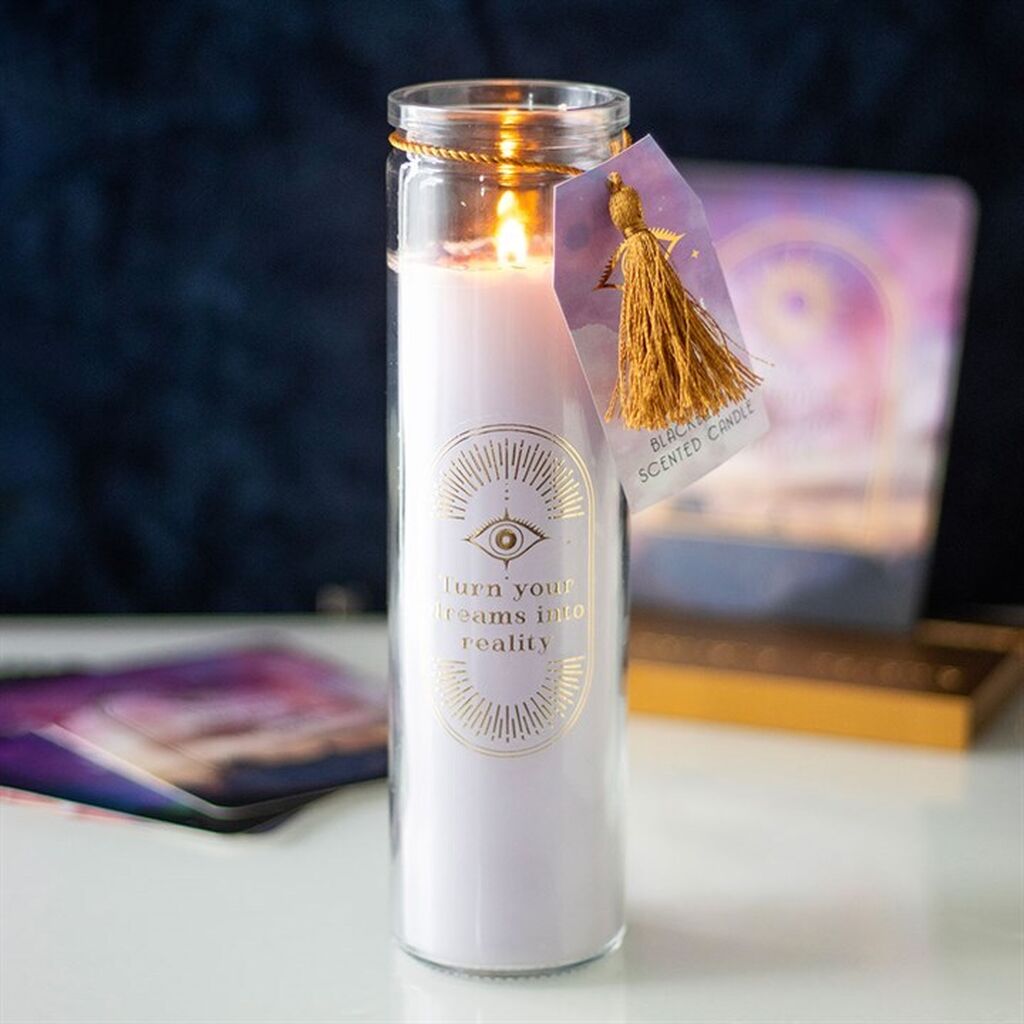 Amethyst candle