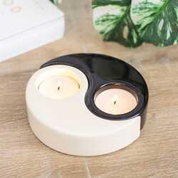 Yin yang tealight holder