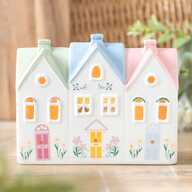 Tealight Holder Pastel House