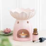 Oil Burner Pink Water Lily