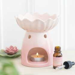 Water lily oil burner
