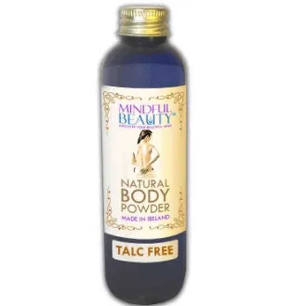 Mindful beauty talc