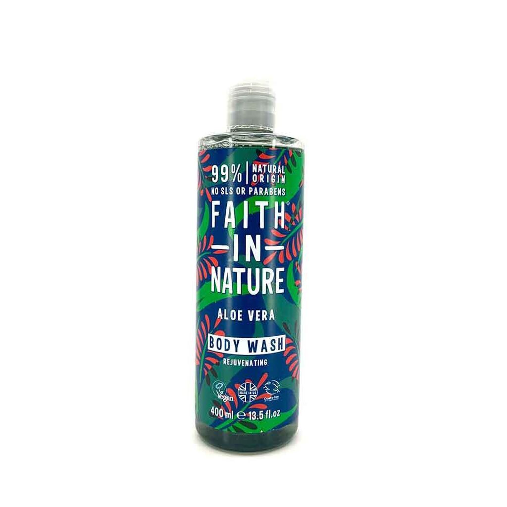 Faith In Nature Body Wash - Aloe Vera | Buy Online in Ireland | Natural  Health Store