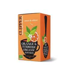 Orange turmeric tea