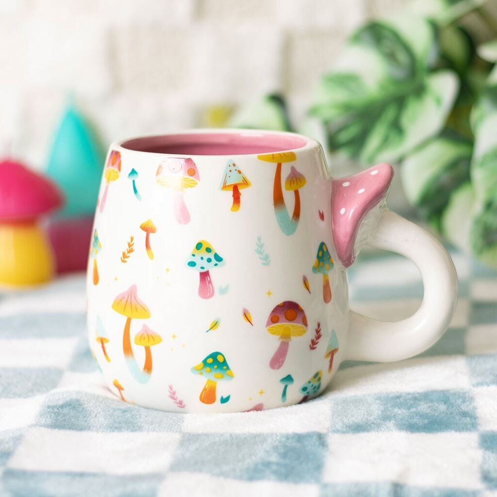Funky fungi mushroom mug