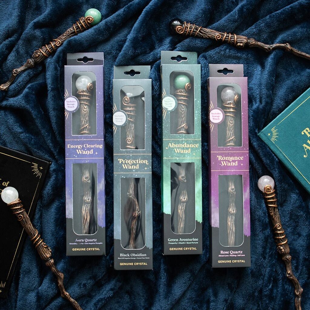 Crystal wands