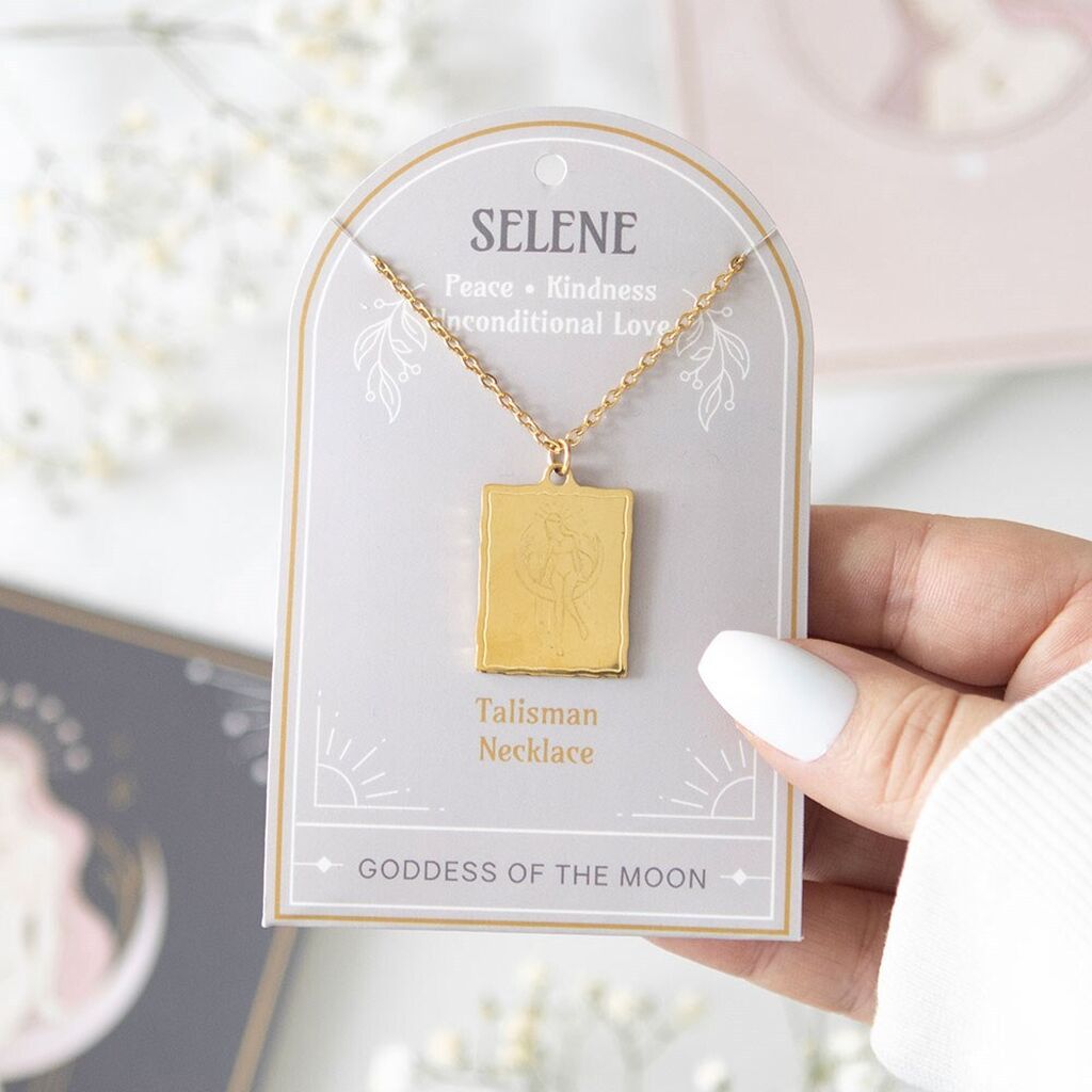 Selene goddess necklace
