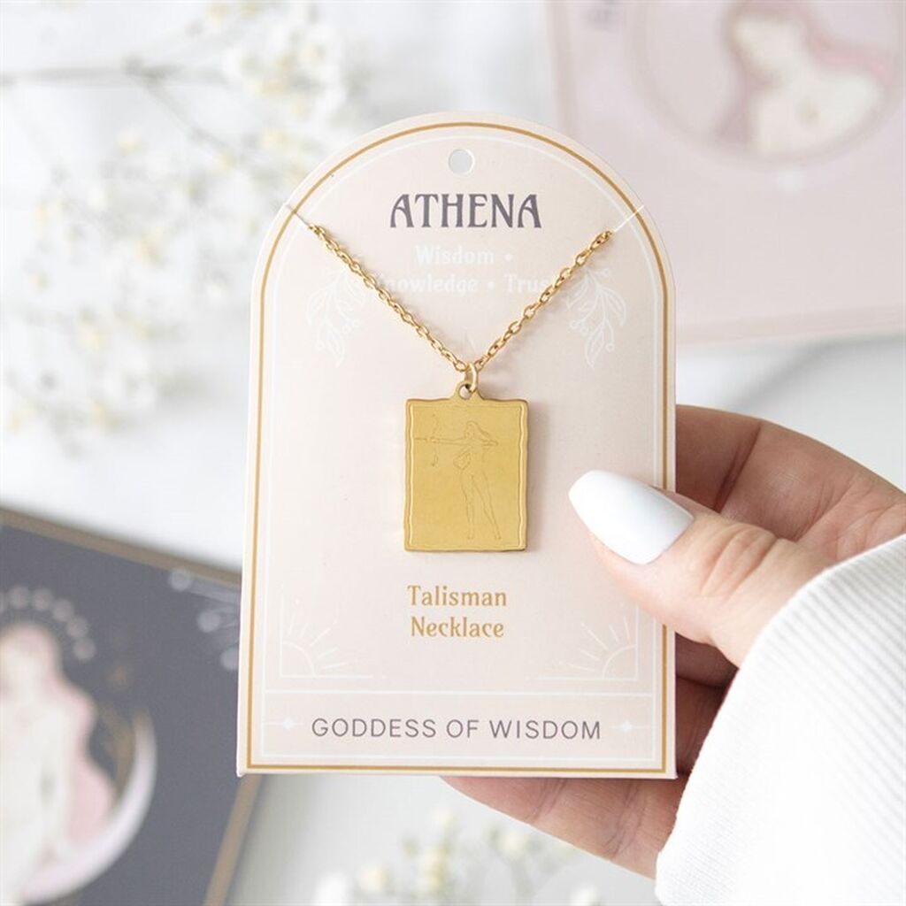 Athena goddess necklace