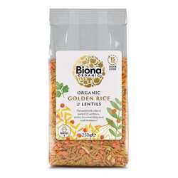Biona golden rice lentils